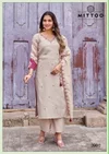 Aaika By Mittoo Viscose Weaving Kurti With Bottom Dupatta